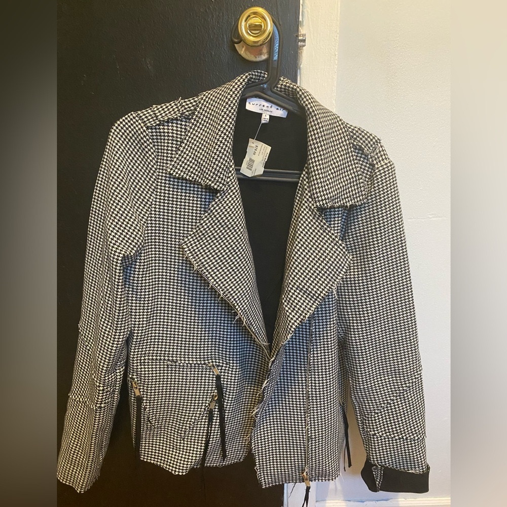 Houndstooth jacket from Ruby & Jenna size small NWT! Very cool and edgy style.